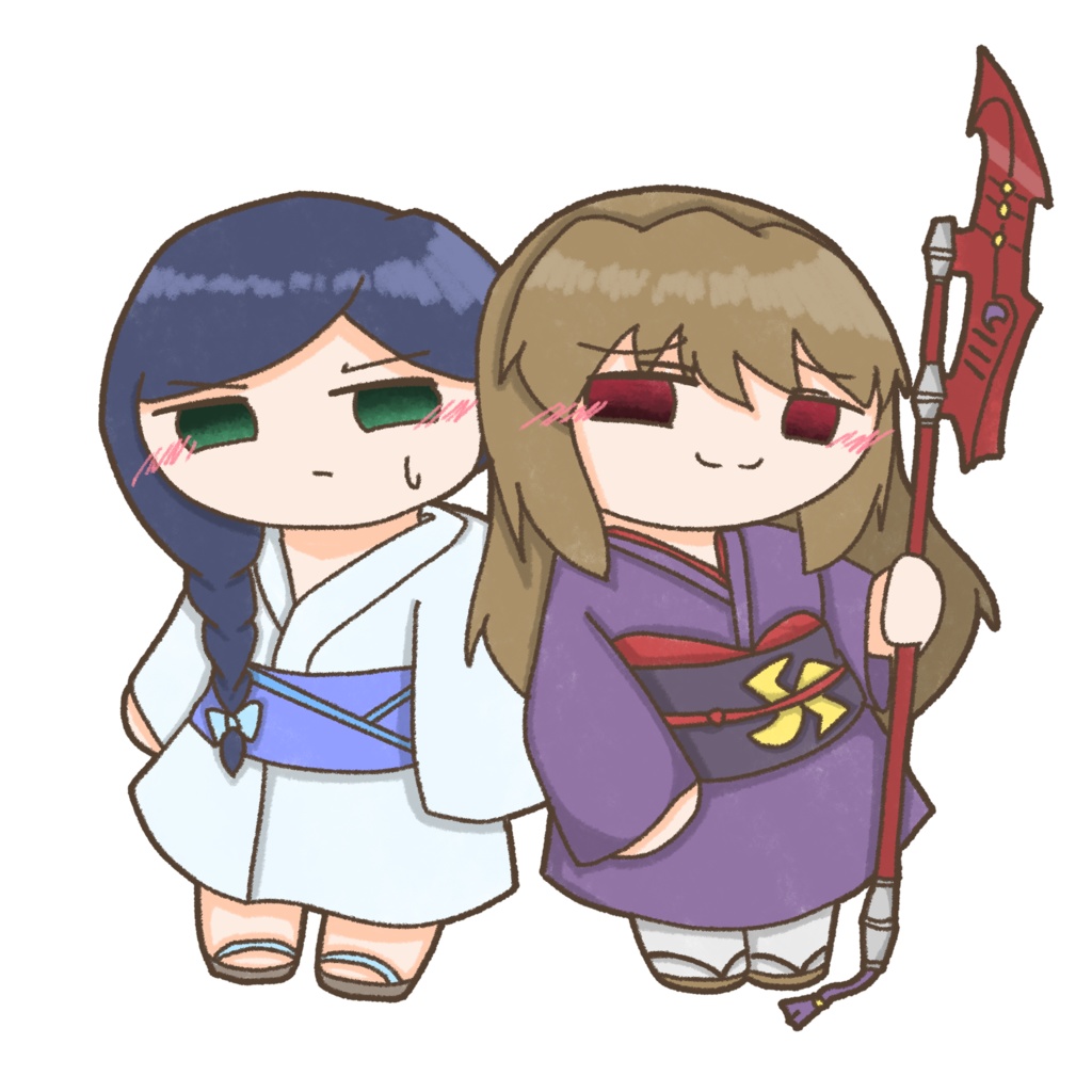 静なつ・シズナツアクリルキーホルダー