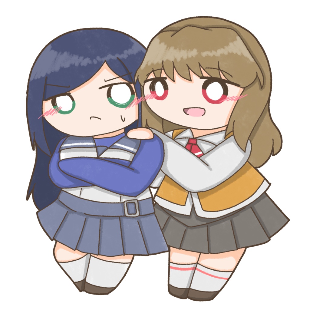 静なつ・シズナツアクリルキーホルダー