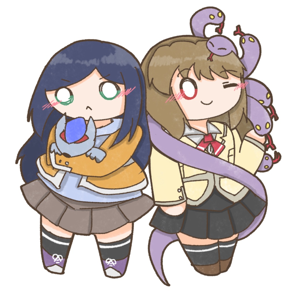 静なつ・シズナツアクリルキーホルダー