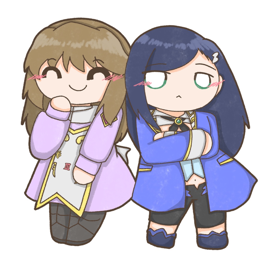 静なつ・シズナツアクリルキーホルダー