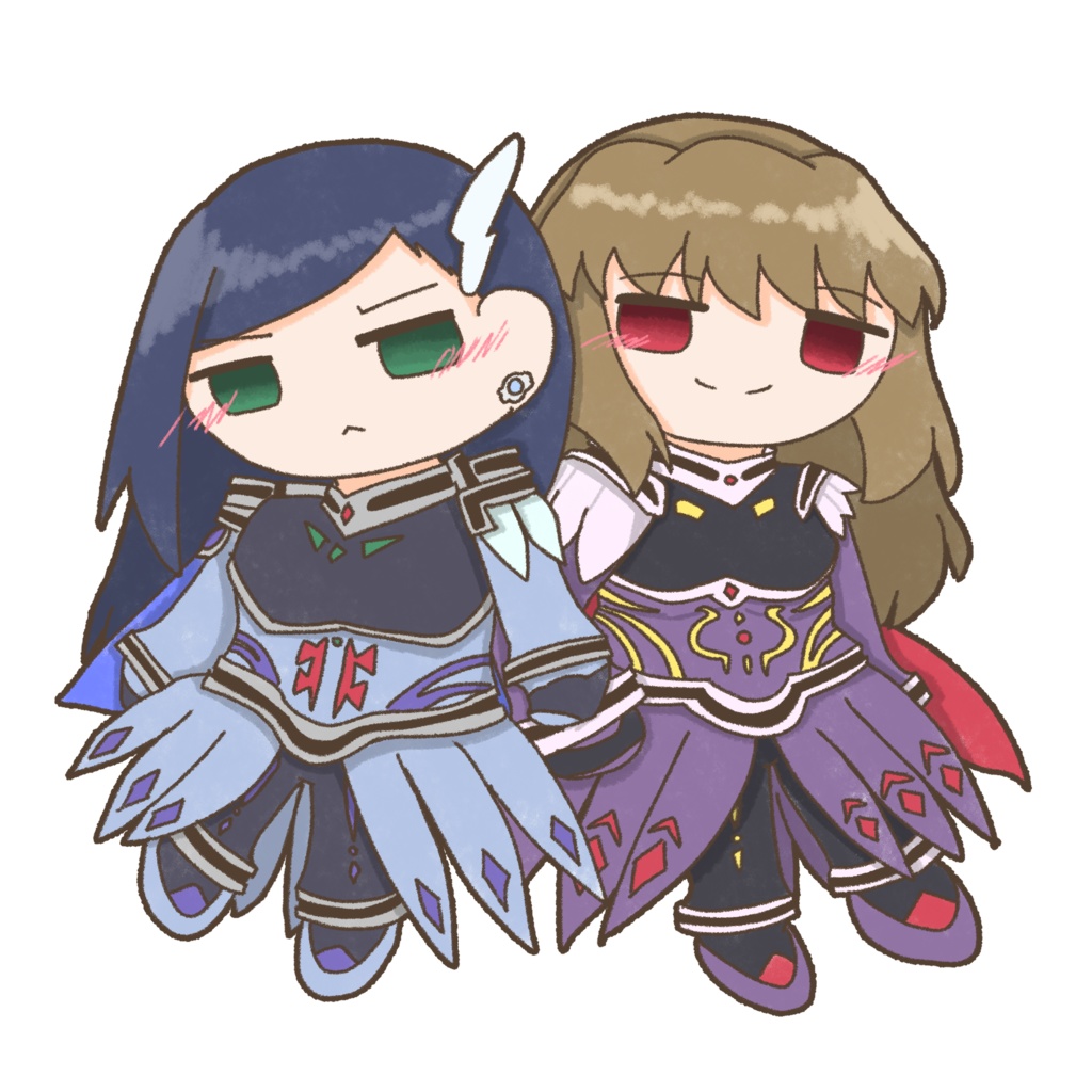 静なつ・シズナツアクリルキーホルダー