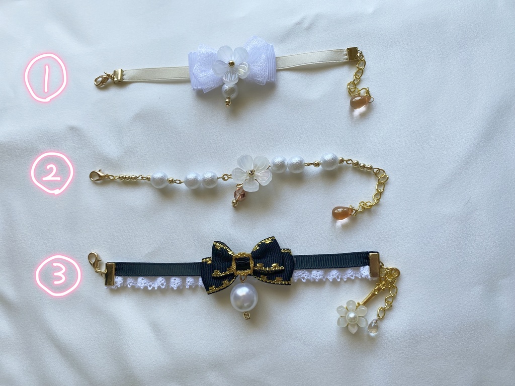 ぬいぐるみ用おしゃれ首輪