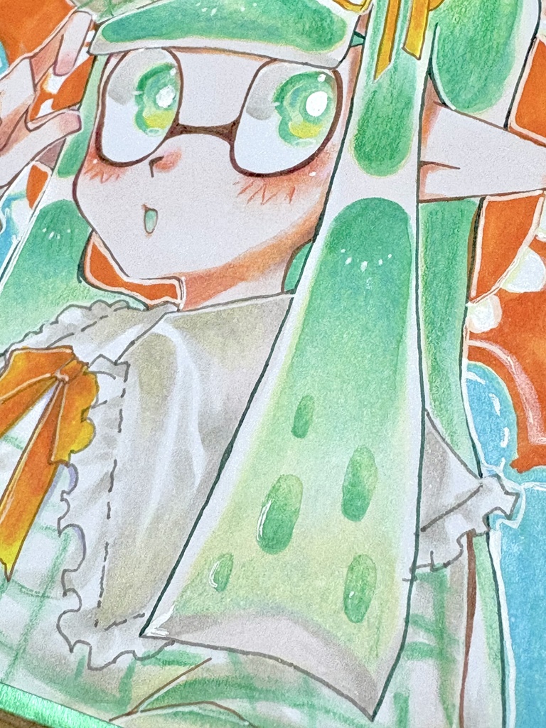 【色紙】シェーディレトロフリル