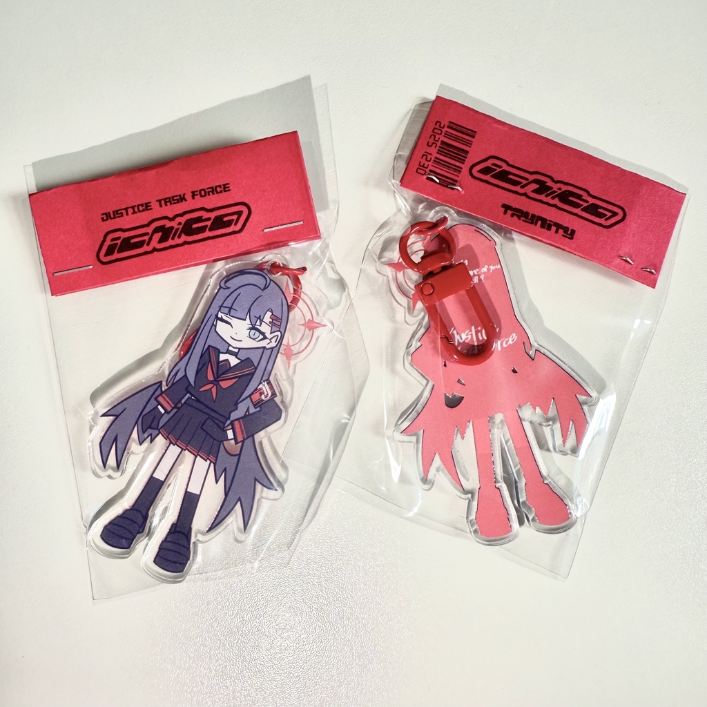 【ブルアカ 正義実現委員会】イチカ 両面アクキー