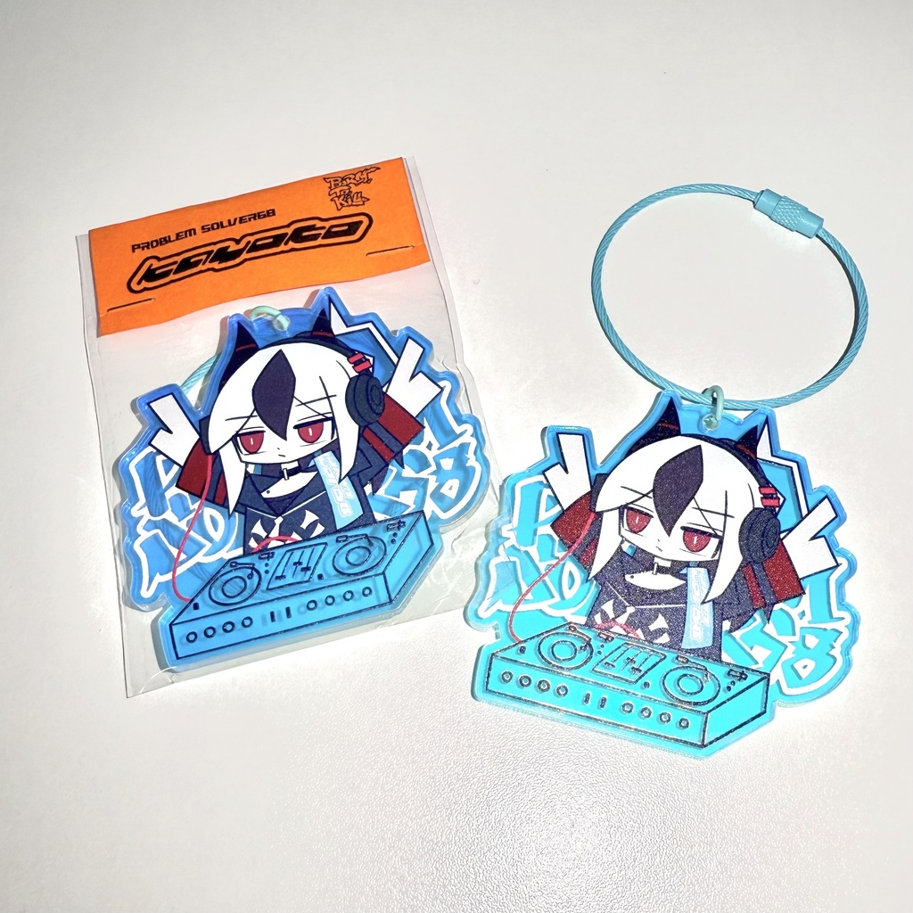 【ブルアカ カヨコ】DJカヨコ オーロラアクキー