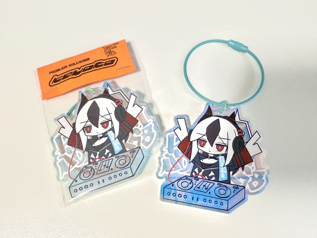 【ブルアカ カヨコ】DJカヨコ オーロラアクキー