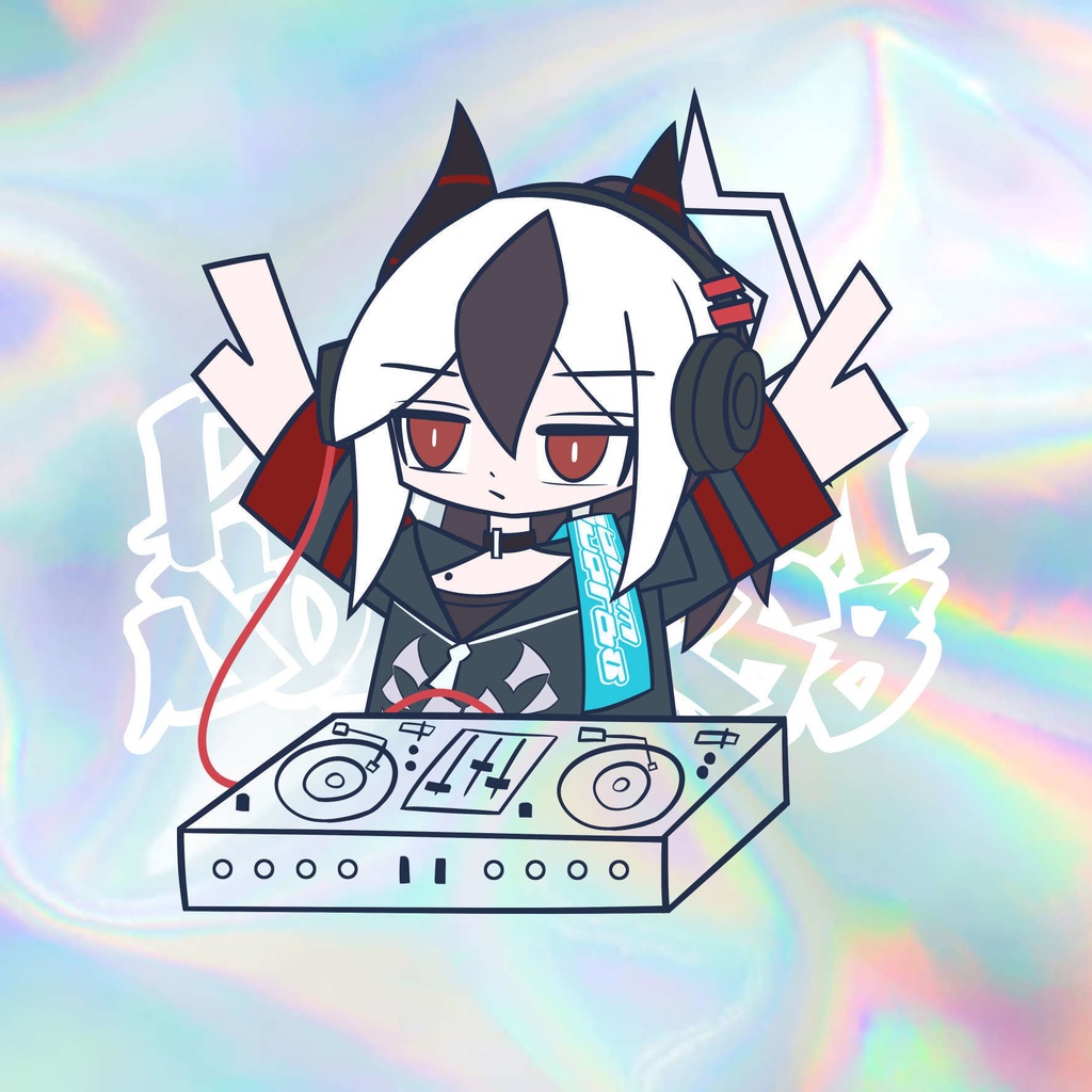 【ブルアカ カヨコ】DJカヨコ オーロラアクキー