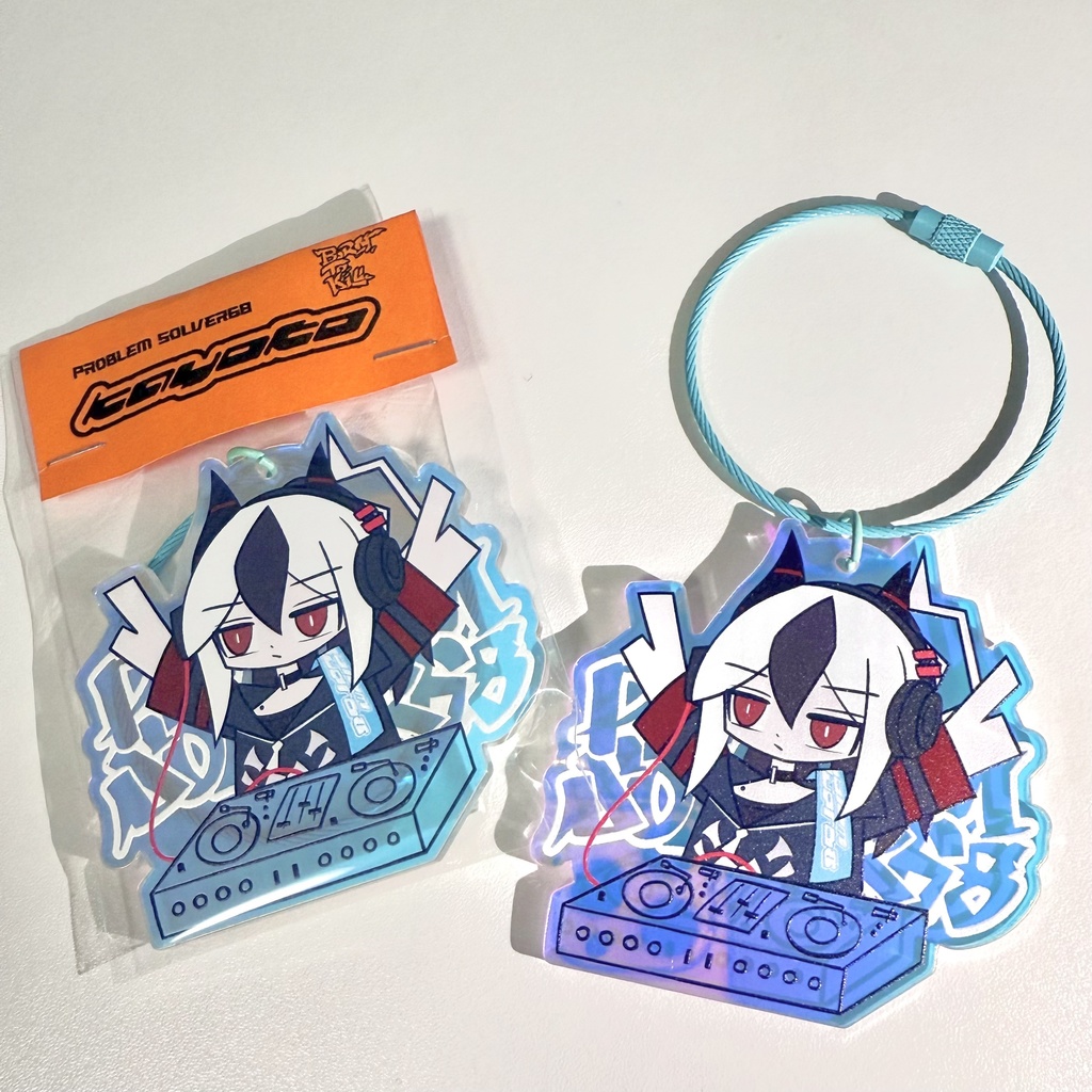 【ブルアカ カヨコ】DJカヨコ オーロラアクキー