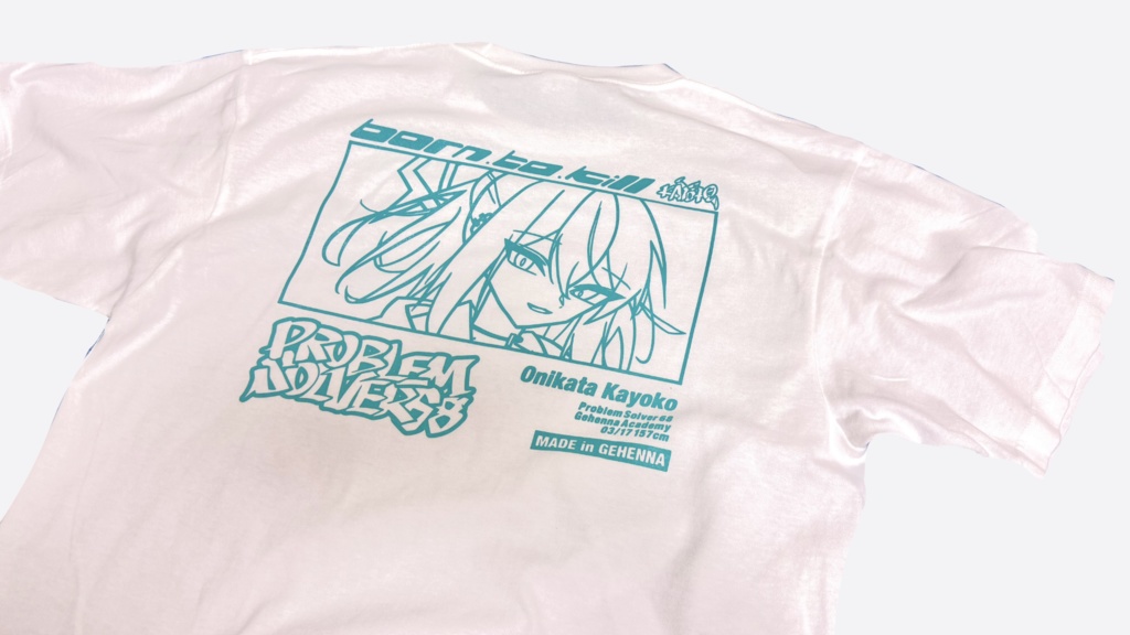 【ブルアカ カヨコ】ターコイズTシャツ