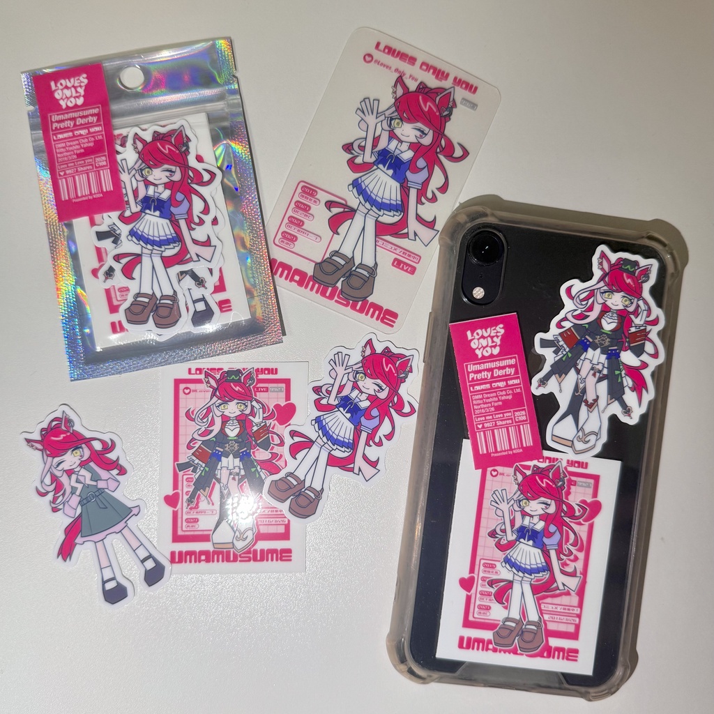 【ウマ娘】ラヴズオンリーユー ステッカーセット