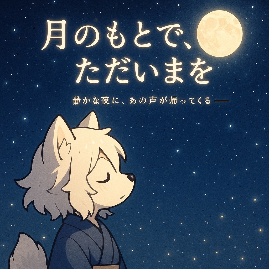 月のもとで、ただいまを