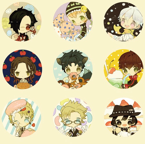 【値下げしました*】44mm缶バッチ*さんじのおやつ