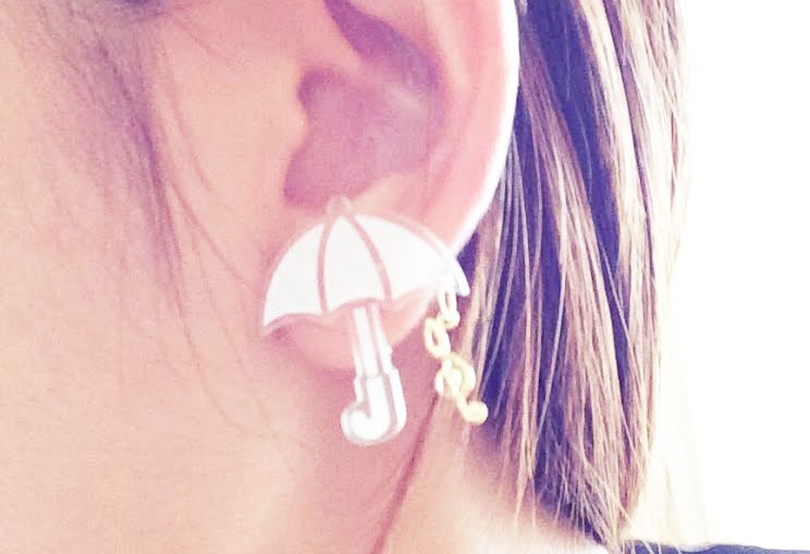 クリアモチーフピアス*イヤリング*ヘアピン