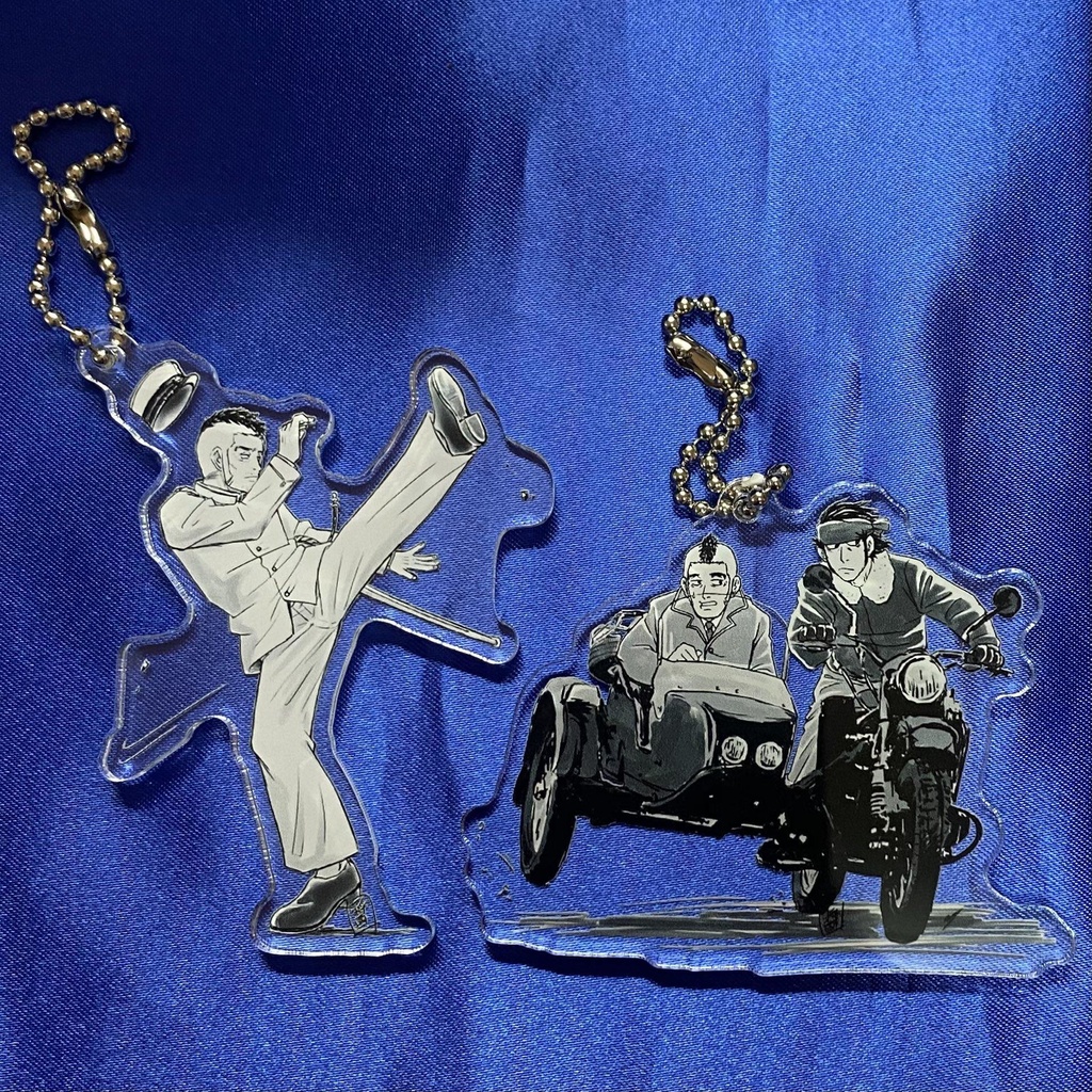 おっモブ探偵onサイドカー アクリルキーホルダーサイズ各種