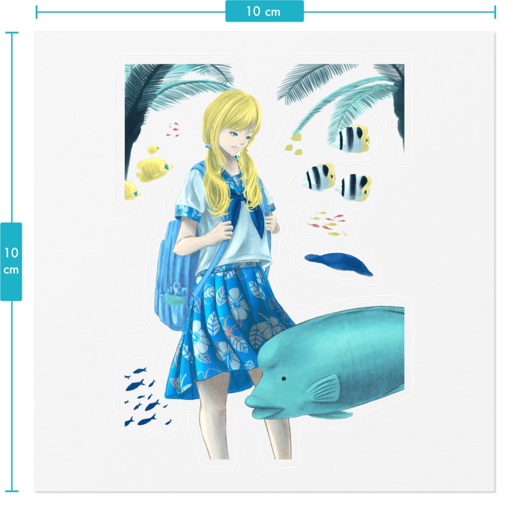 ステッカー_南国気分