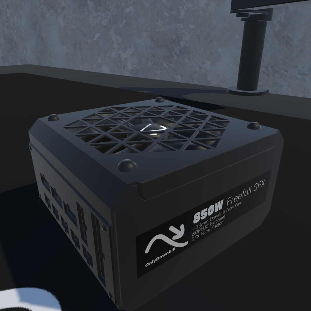 『あとは自由に滑るだけ』OnlyDownhill 850W Freefall SFX RGB PC電源 【期間限定】PCIeケーブル無料配布(テスター募集)