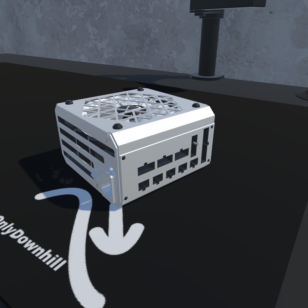 『あとは自由に滑るだけ』OnlyDownhill 850W Freefall SFX RGB PC電源 【期間限定】PCIeケーブル無料配布(テスター募集)