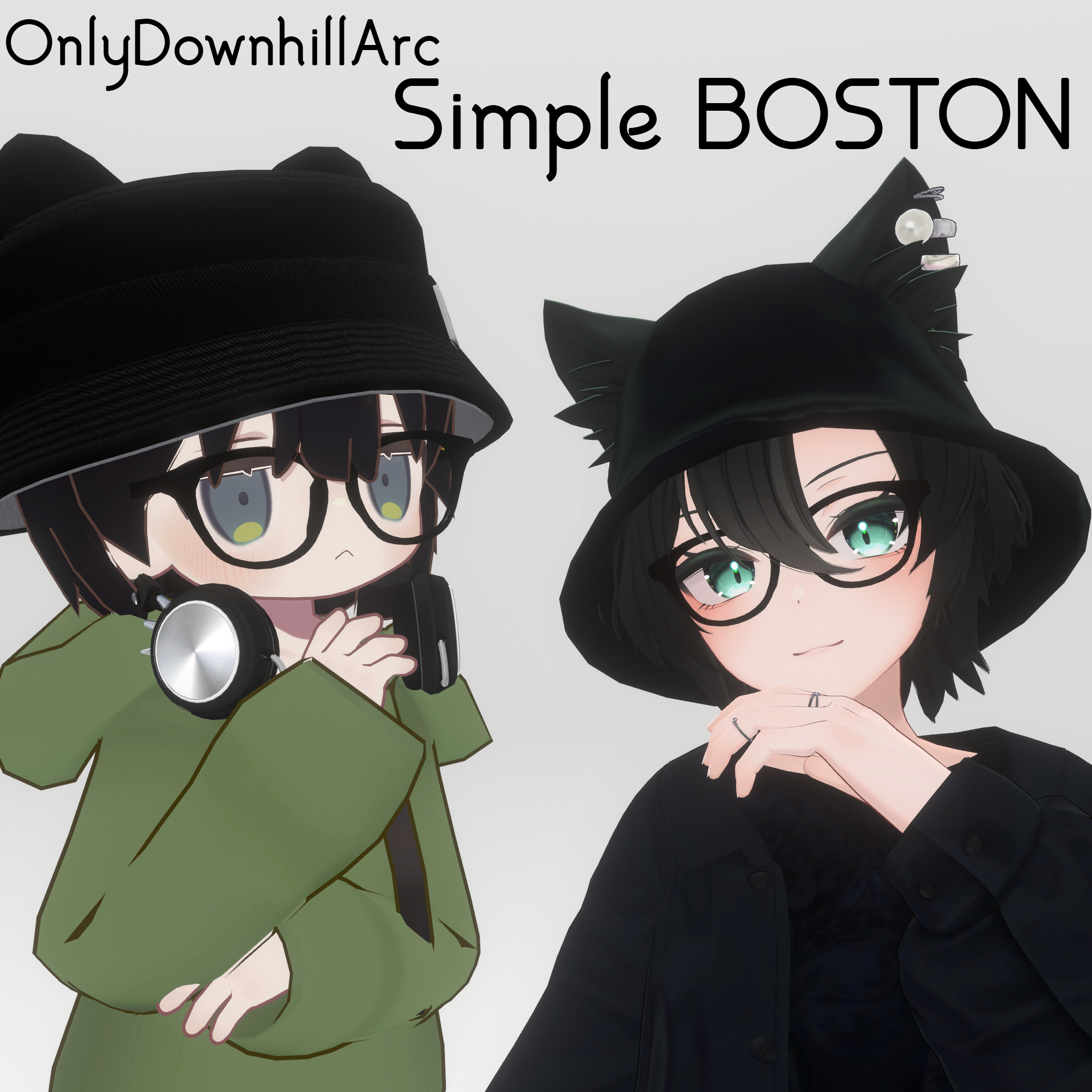 OnlyDownhillArc 『Simple BOSTON』ボストン眼鏡