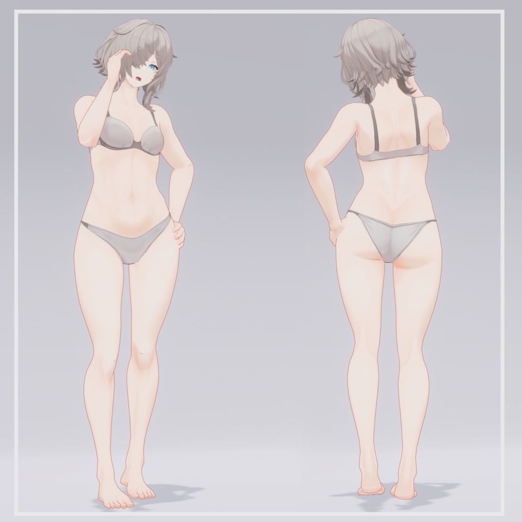 オリジナル3Dモデル『ニヴ(N.I.V.H)』