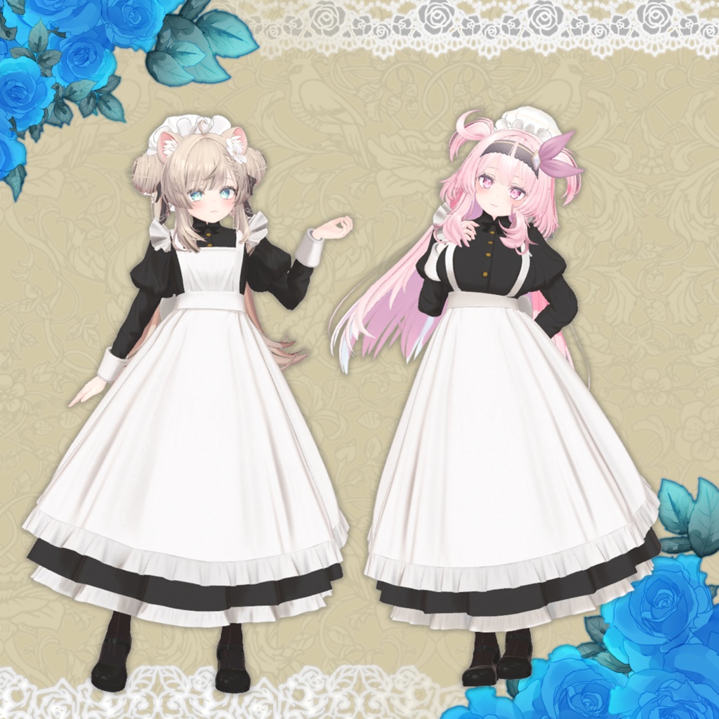 【35アバター・セミ対応】『EL Classical Servant Dress』ークラシカルサーヴァントドレスー