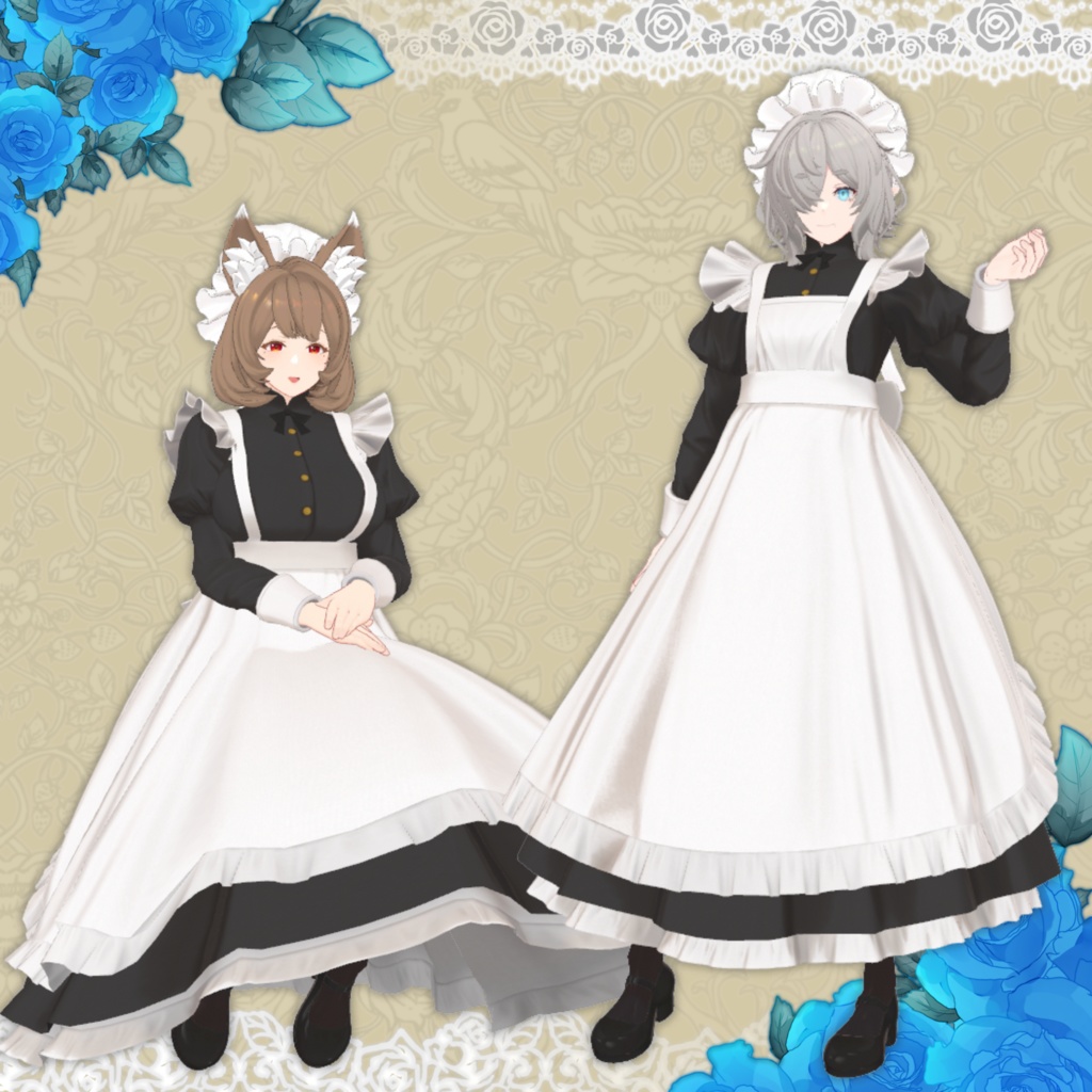 【35アバター・セミ対応】『EL Classical Servant Dress』ークラシカルサーヴァントドレスー