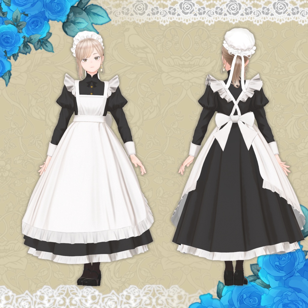 【35アバター・セミ対応】『EL Classical Servant Dress』ークラシカルサーヴァントドレスー