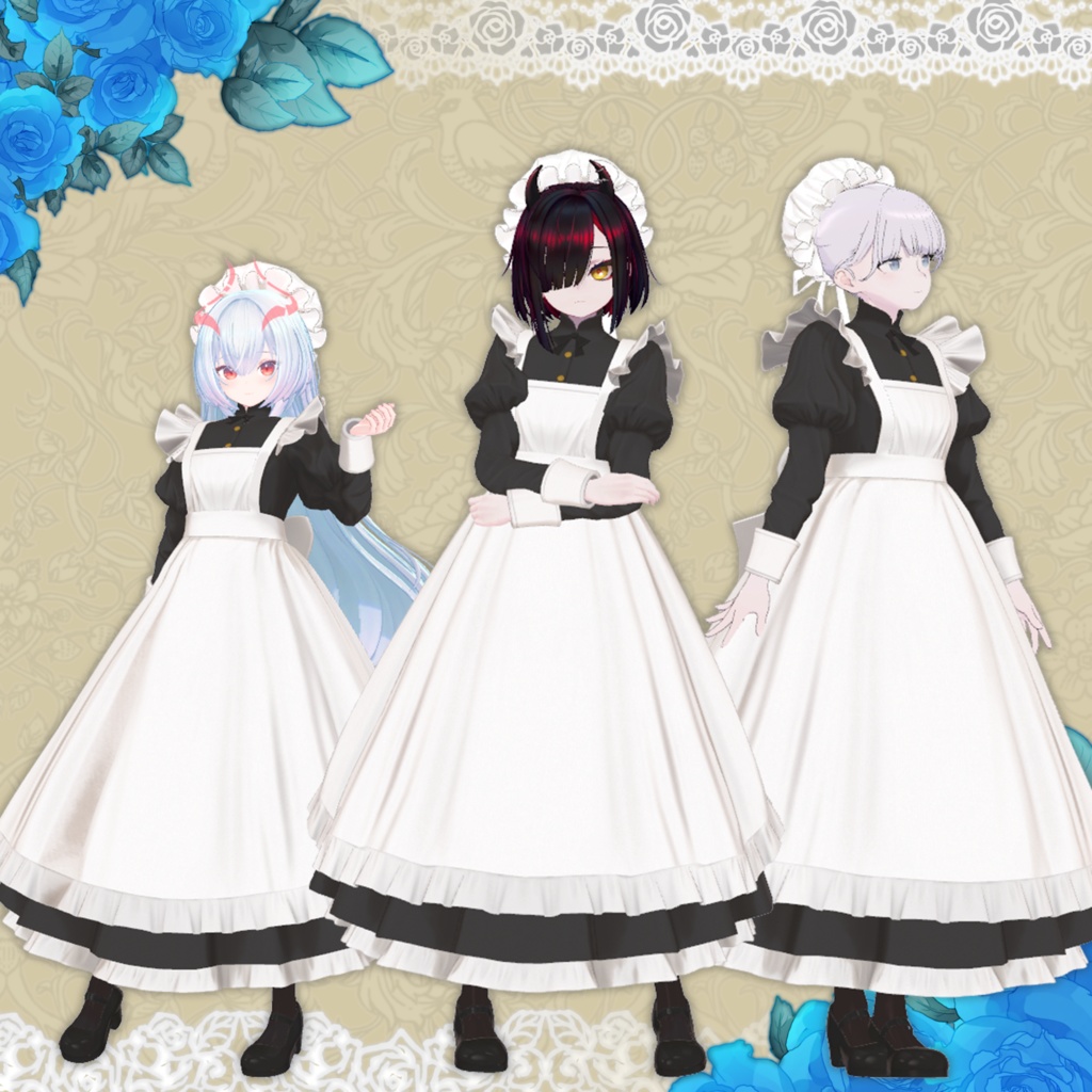 【35アバター・セミ対応】『EL Classical Servant Dress』ークラシカルサーヴァントドレスー