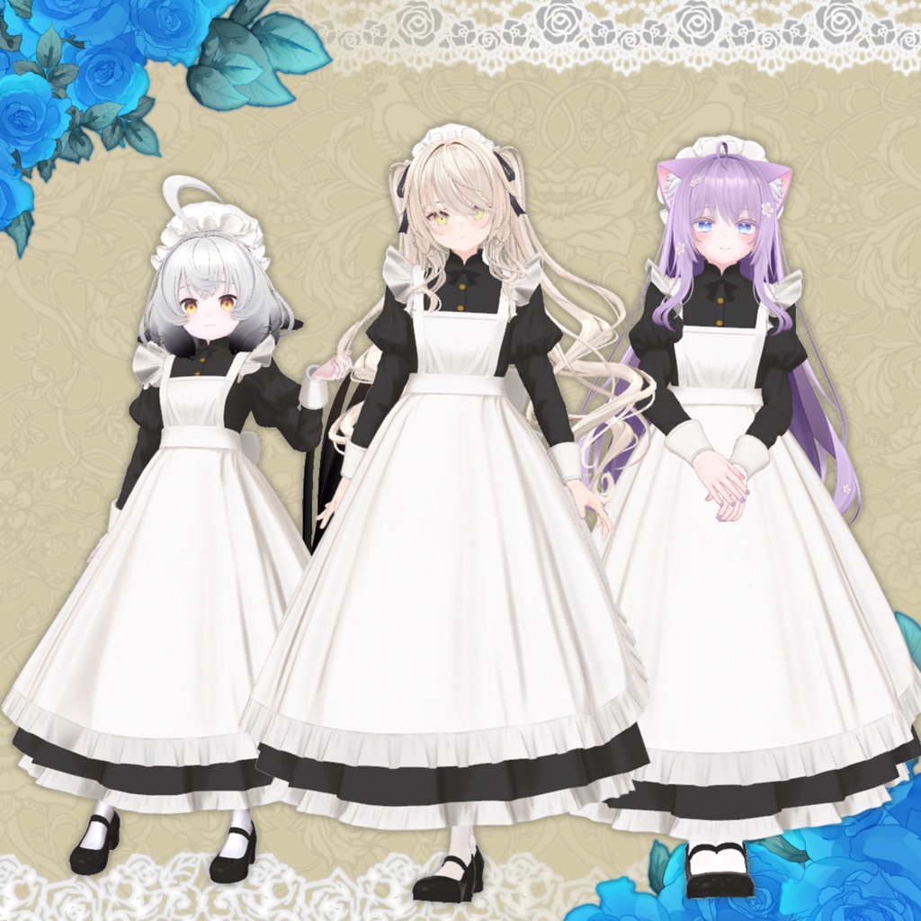 【35アバター・セミ対応】『EL Classical Servant Dress』ークラシカルサーヴァントドレスー