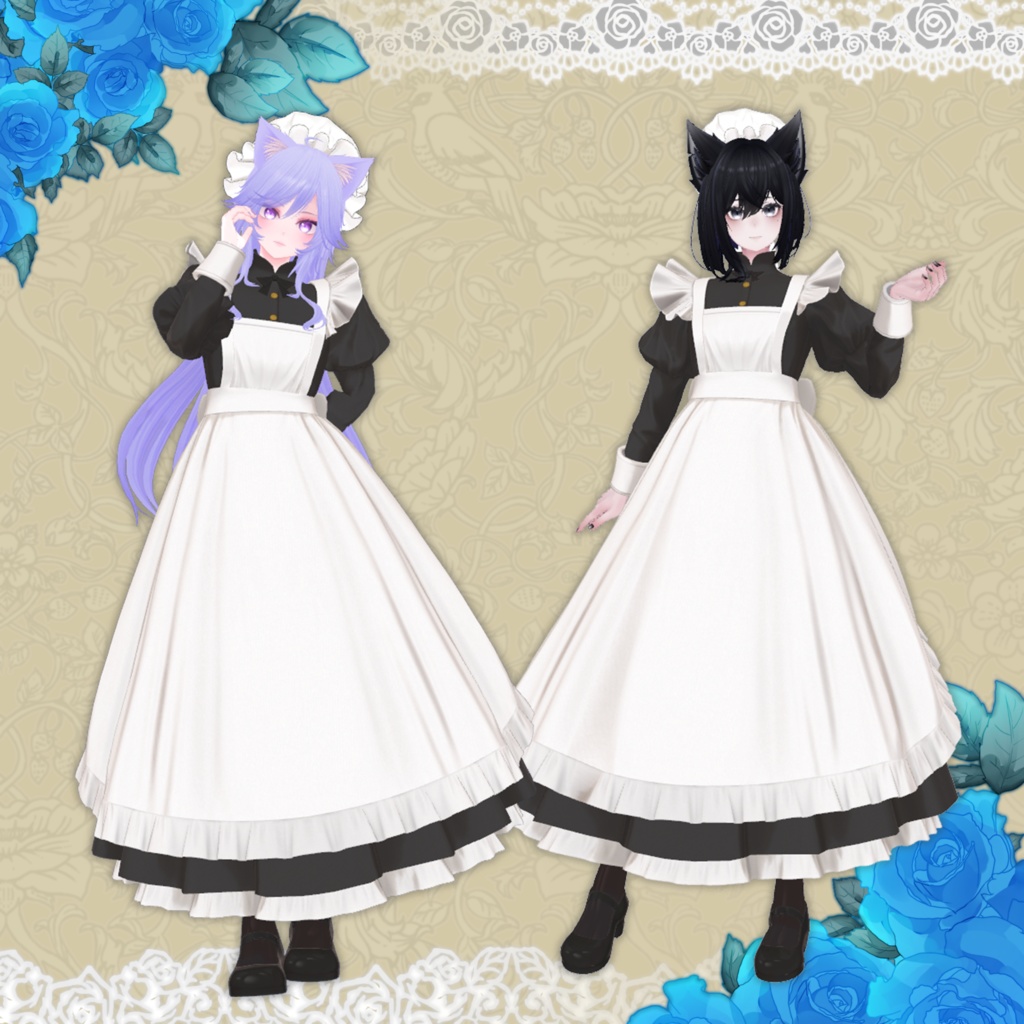 【35アバター・セミ対応】『EL Classical Servant Dress』ークラシカルサーヴァントドレスー