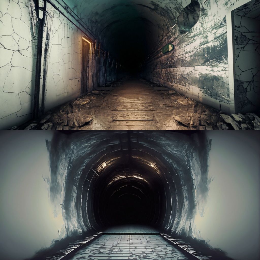 【フリー素材】TRPGに使えそうな背景イラスト|暗いトンネル