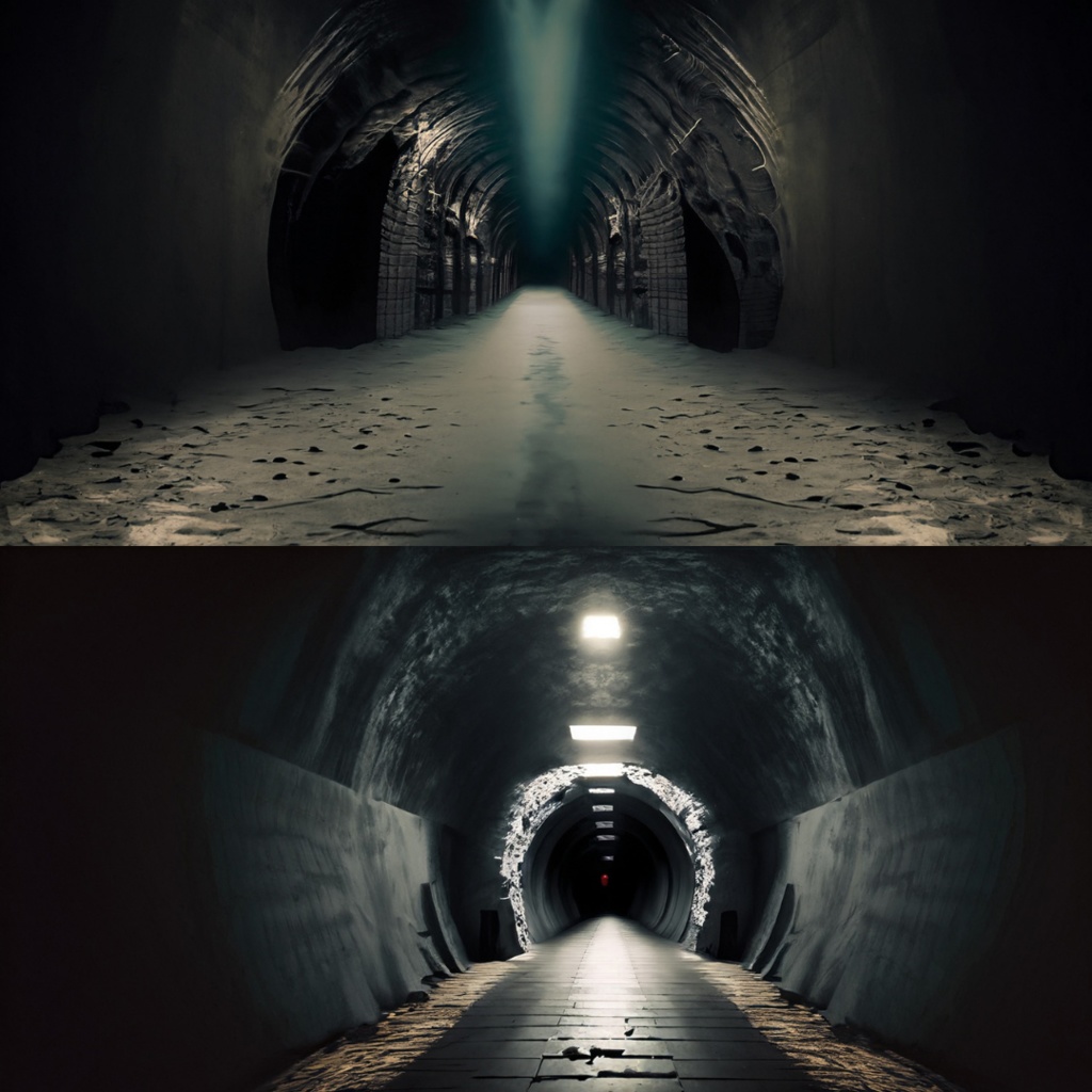 【フリー素材】TRPGに使えそうな背景イラスト|暗いトンネル