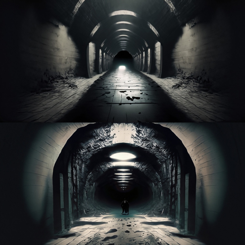 【フリー素材】TRPGに使えそうな背景イラスト|暗いトンネル