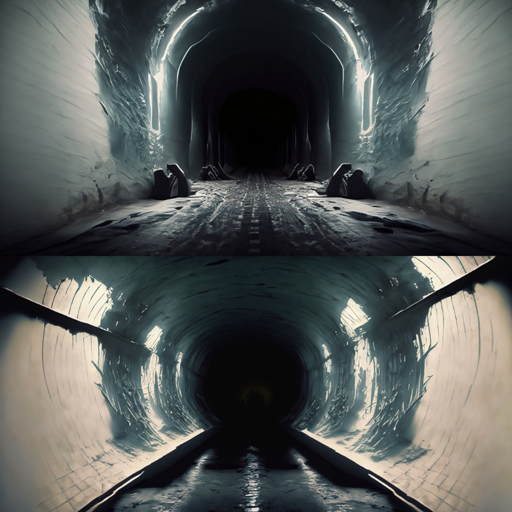 【フリー素材】TRPGに使えそうな背景イラスト|暗いトンネル