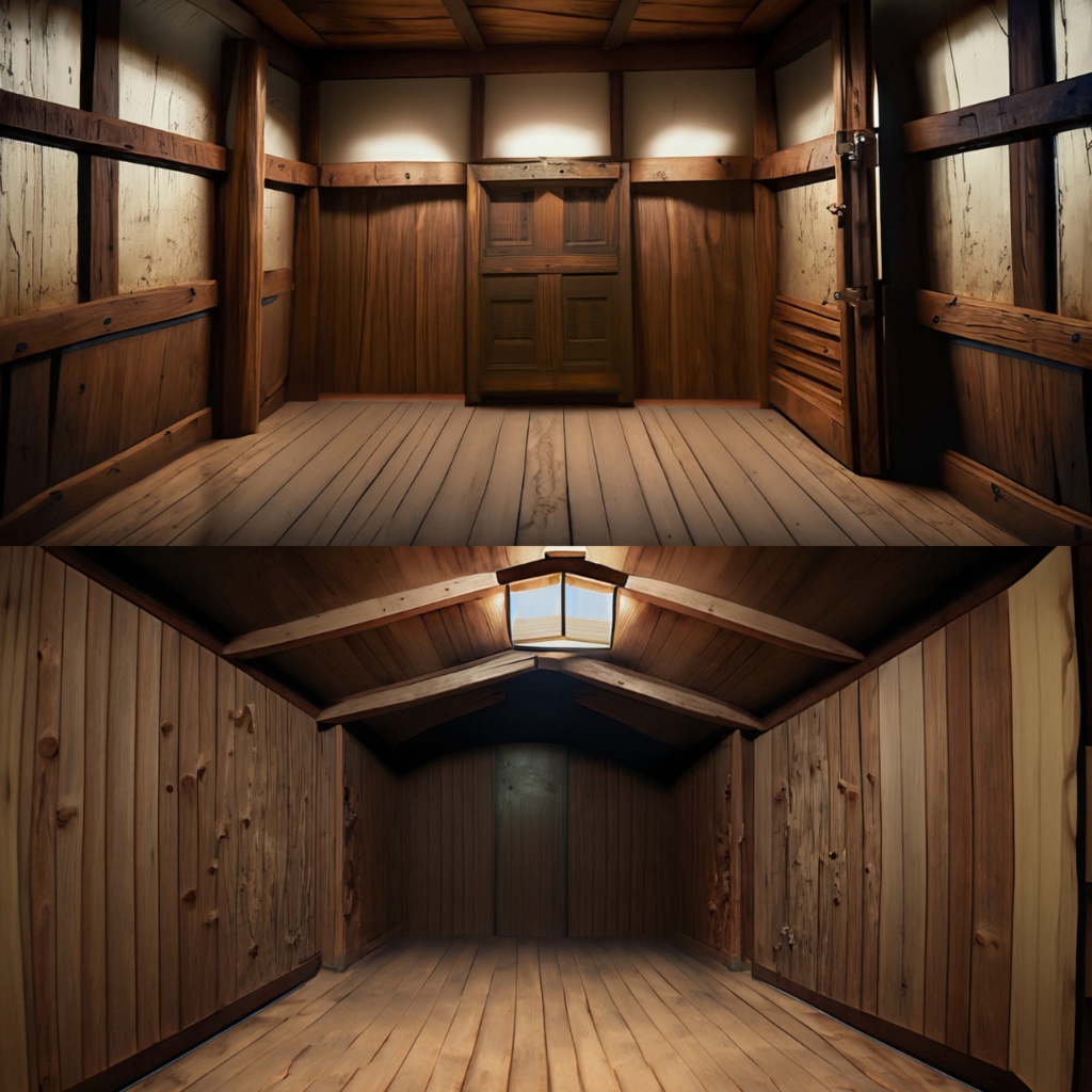 【フリー素材】TRPGに使えそうな背景イラスト|木造の見知らぬ部屋