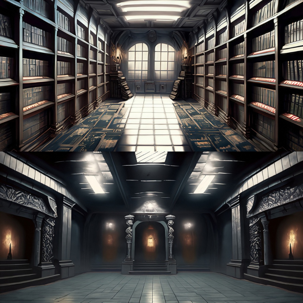 【フリー素材】TRPGに使えそうな背景イラスト|怪しげな教団・組織