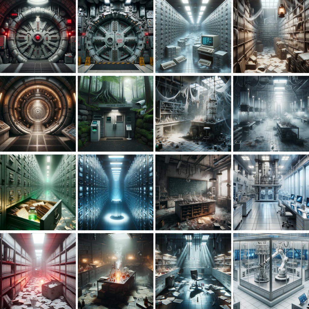 【TRPG背景素材】研究所パック93枚|培養槽・研究室・地下の入り口