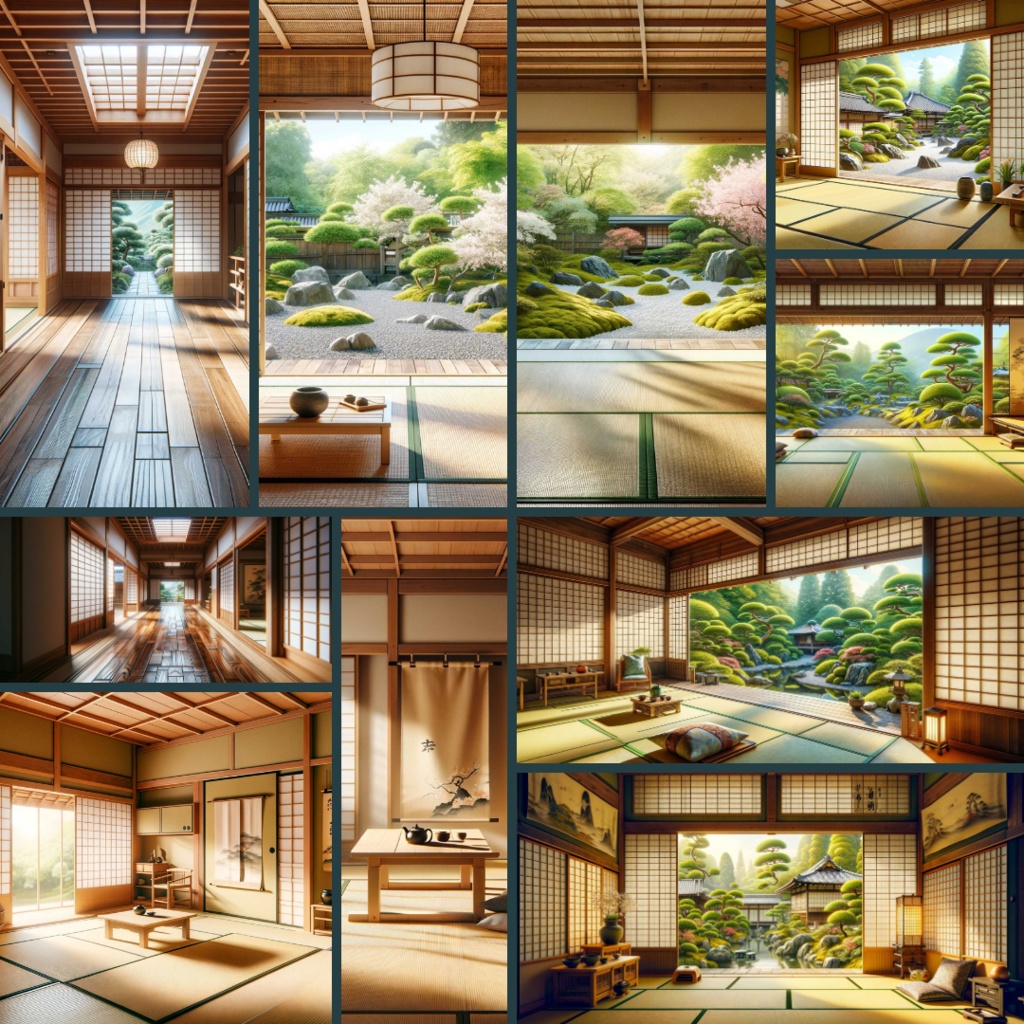 【TRPG背景素材】京都パック87枚|竹林・庭園・街並み