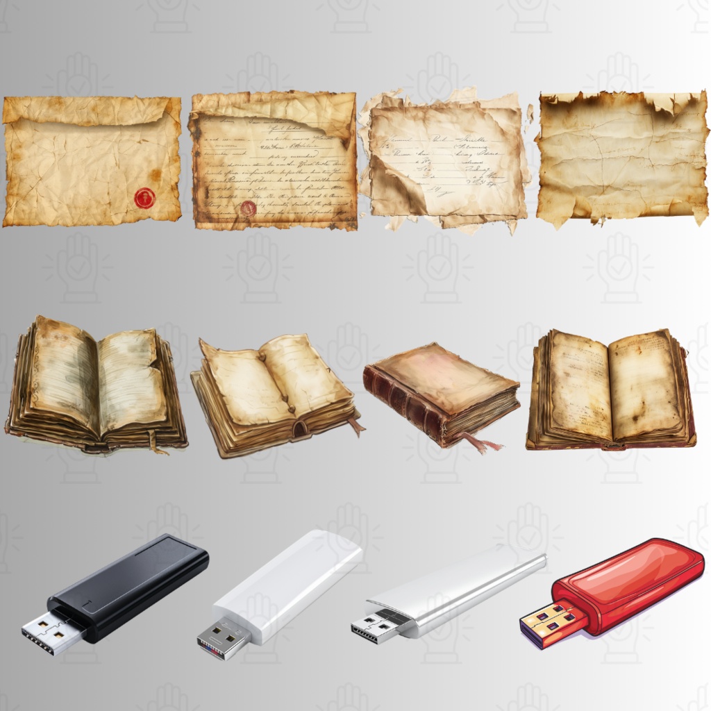 【透過済57点】アイテムパック【png】|包丁・木箱・鍵・日記帳