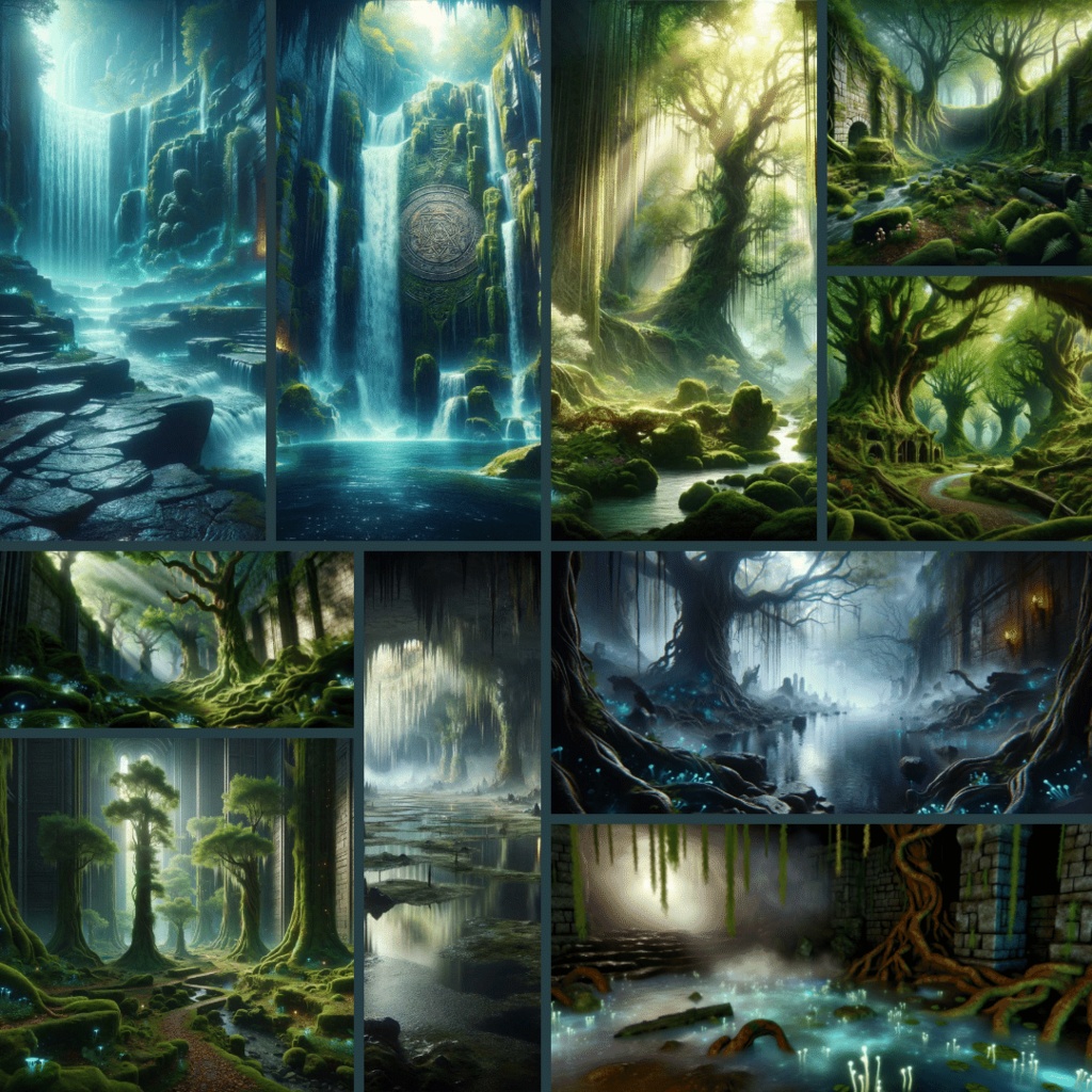 【TRPG背景素材】ダンジョンパック85枚|宝箱・ボス部屋・罠・溶岩