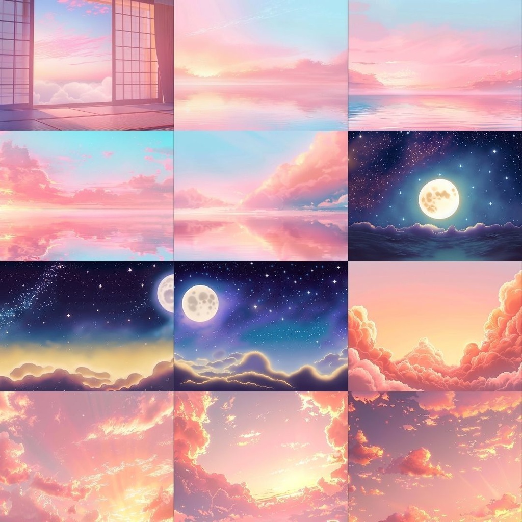 【フリー素材】空パック173枚|無料の背景素材