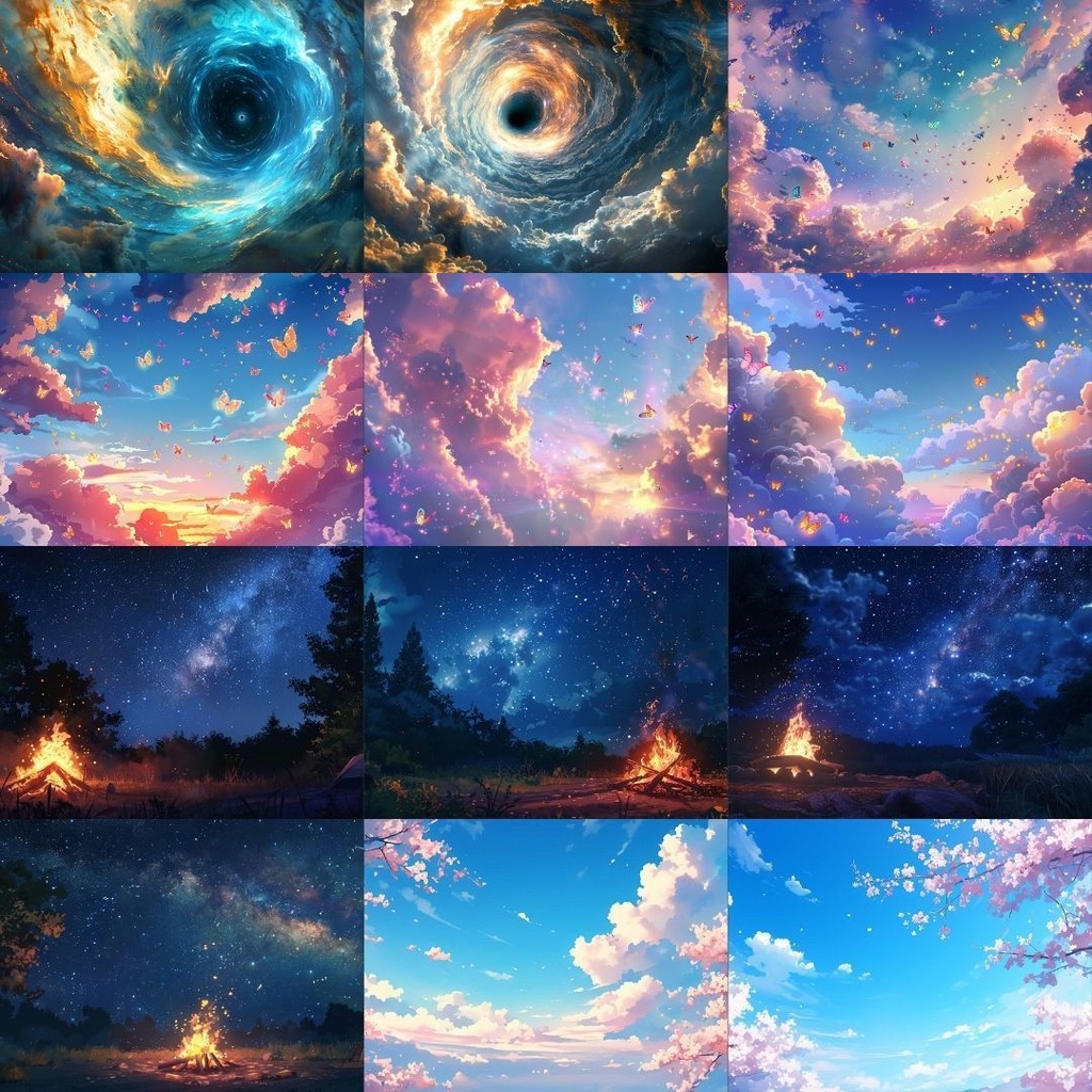 【フリー素材】空パック173枚|無料の背景素材