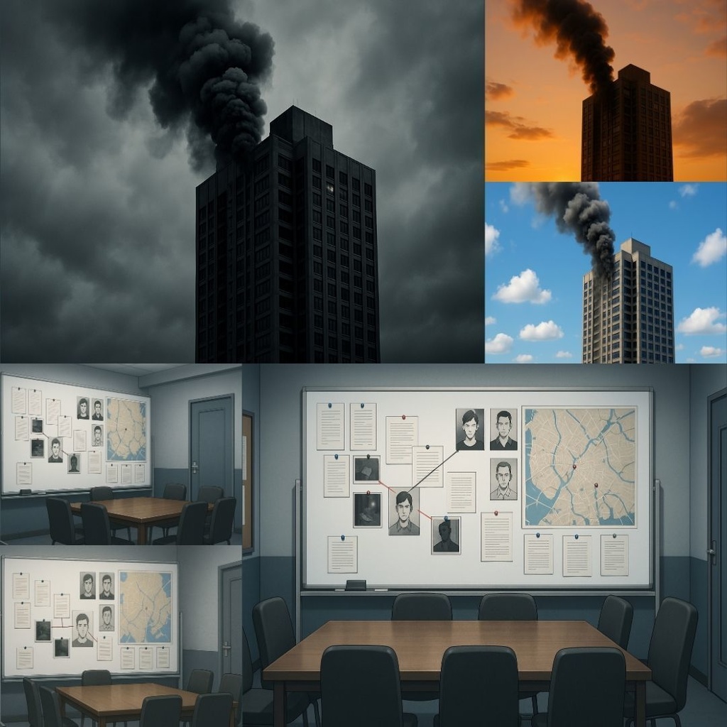 厳選|【TRPG背景素材】警察署パック53枚|取調室・資料庫・オフィス・武器庫・牢屋