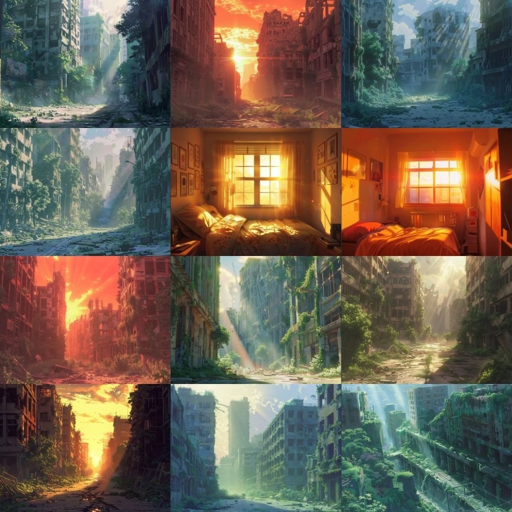 【TRPG背景素材】終末世界_126枚|アポカリプス・ビル・街並み・火事・爆発・教会・神社・廃屋・廃船・遊園地