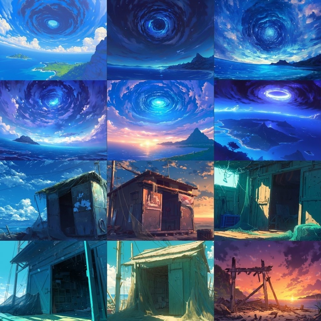 【TRPG背景素材】怪しい島パック140枚|森・海・桟橋・地下通路・地下洞窟・祭壇・空・地図・時計・鍵・部屋・小屋・本・壁画