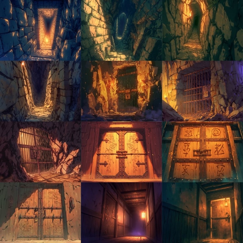 【TRPG背景素材】怪しい島パック140枚|森・海・桟橋・地下通路・地下洞窟・祭壇・空・地図・時計・鍵・部屋・小屋・本・壁画