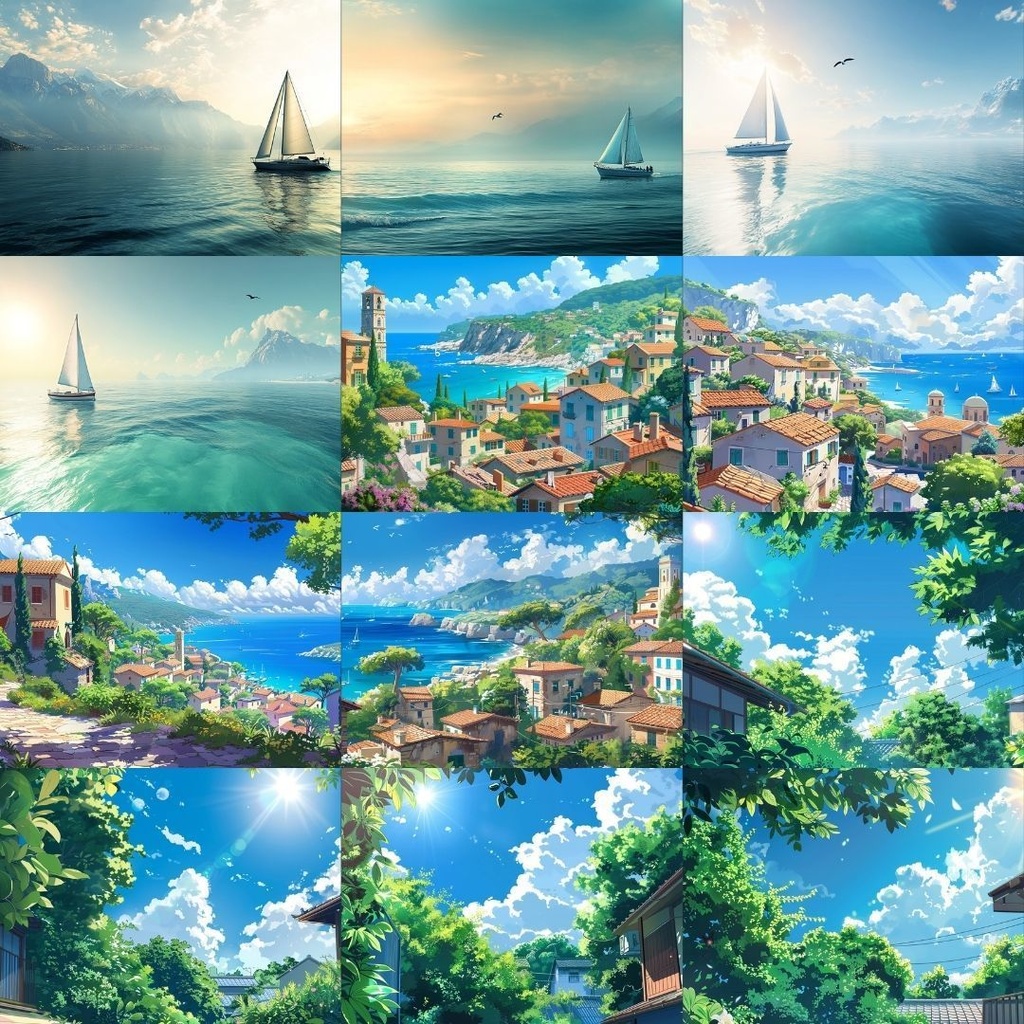 【フリー素材】夏パック232枚|無料の背景素材