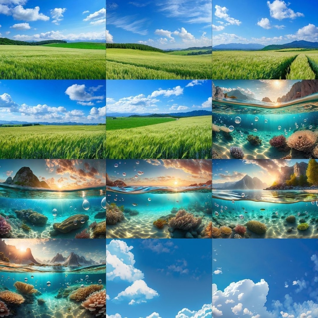 【フリー素材】夏パック232枚|無料の背景素材