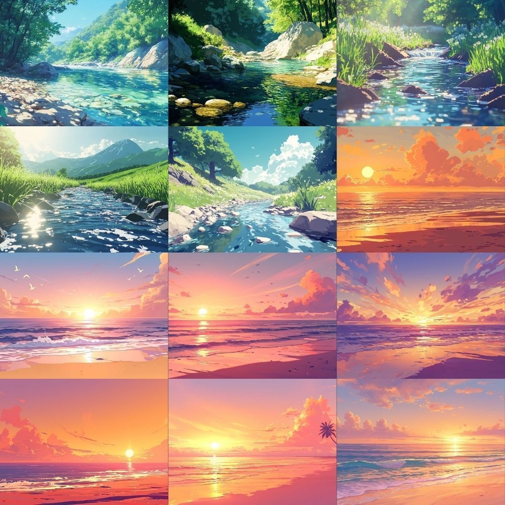 【フリー素材】夏パック232枚|無料の背景素材