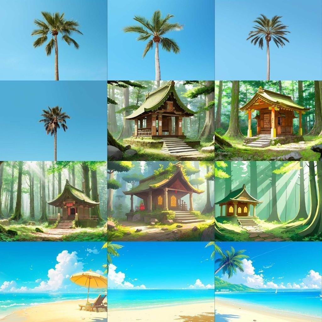 【フリー素材】夏パック232枚|無料の背景素材