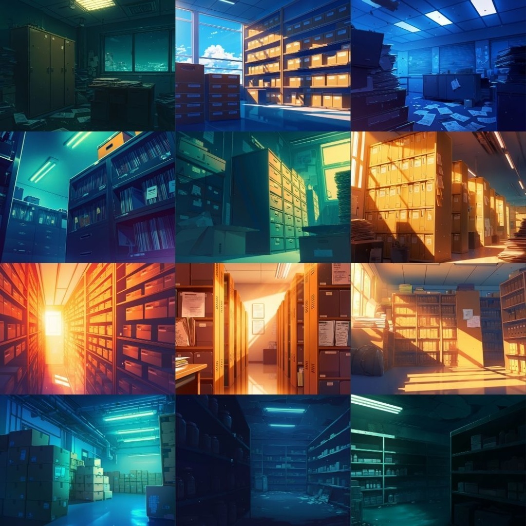 【TRPG背景素材】病院100枚|病室・外観・休憩室・院長室・研究室・資料室